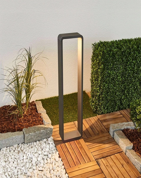 Ledowa ogrodowa lampa stojąca Bento 6761 SuperLED 8W IP44 czarna