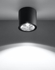 LAMPA sufitowa SL.0697 metalowa OPRAWA spot natynkowy tuba downlight czarny