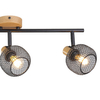 Sufitowa lampa loft Grendel 3129 reflektorki nad obraz ruchome czarne