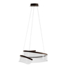 Lampa wisząca Rustin PND-58728-45W-3K Italux LED 45W 3000K kawowy przezroczysty
