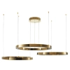 Pierścieniowa lampa wisząca CIRCLE DN924-40+60+80 gold LED 93W 3000K złote