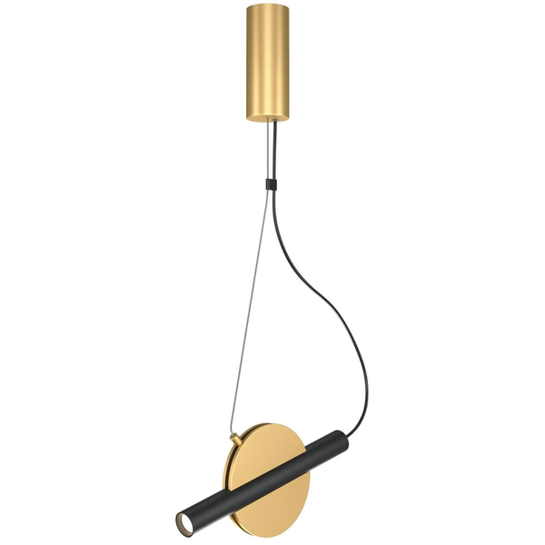 Lampa wisząca Enigma MOD150PL-L5BS3K LED 5W 3000K luneta mosiądz