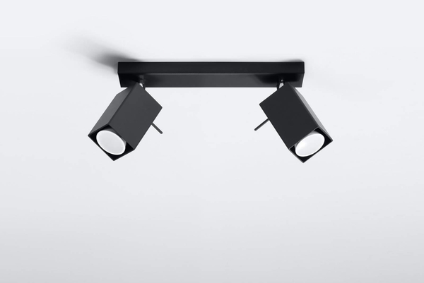 Plafon LAMPA sufitowa SL.0100 regulowana OPRAWA metalowe reflektorki czarne