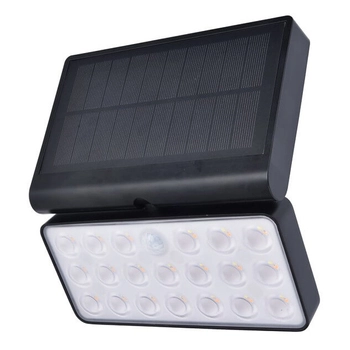 Ścienny kinkiet z czujnikiem ruchu Tuda 6935501330 Lutec LED 8,5W 2700-6500K IP44 czarna