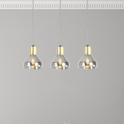 Industrialna lampa wisząca GREGORY 33-79008 szklana loftowy przydymiony