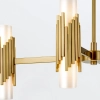 Metalowa lampa wisząca Marvela MARVELE8-AB-OPAL tubki mosiądz
