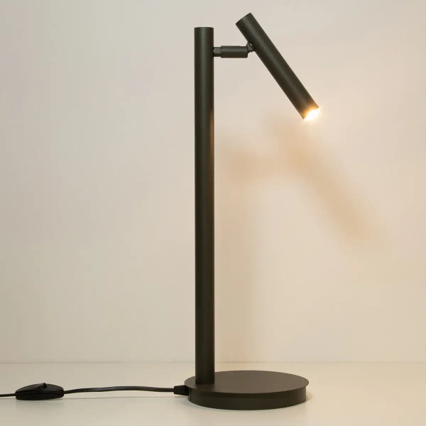 Biurowa lampa stołowa Sopel 41477 do czytania ciemnoszara