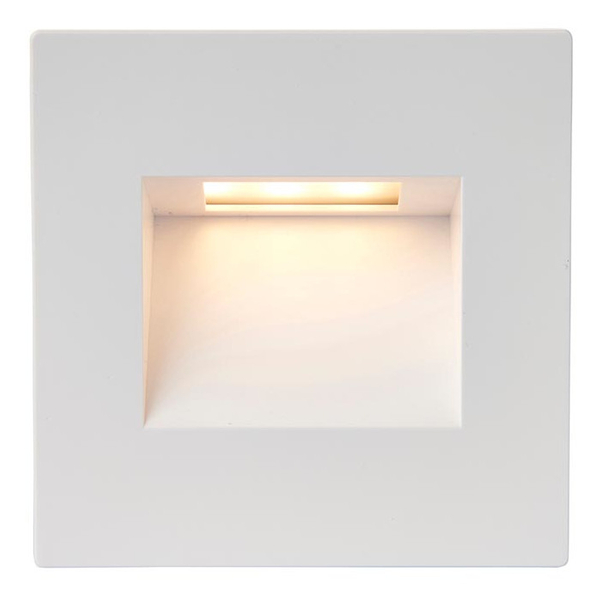 Ramka do lampy wpuszczanej Albus 99763 kwadratowa biała