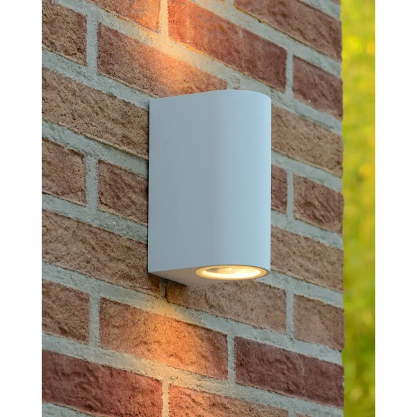 Zewnętrzny kinkiet ścienny ZORA 22861/10/31 IP44 ze ściemniaczem biały