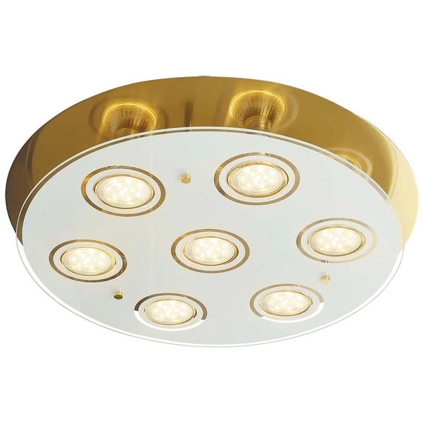 Plafon LAMPA sufitowa NAOMI 2646 Rabalux okrągła OPRAWA przydymiona chrom