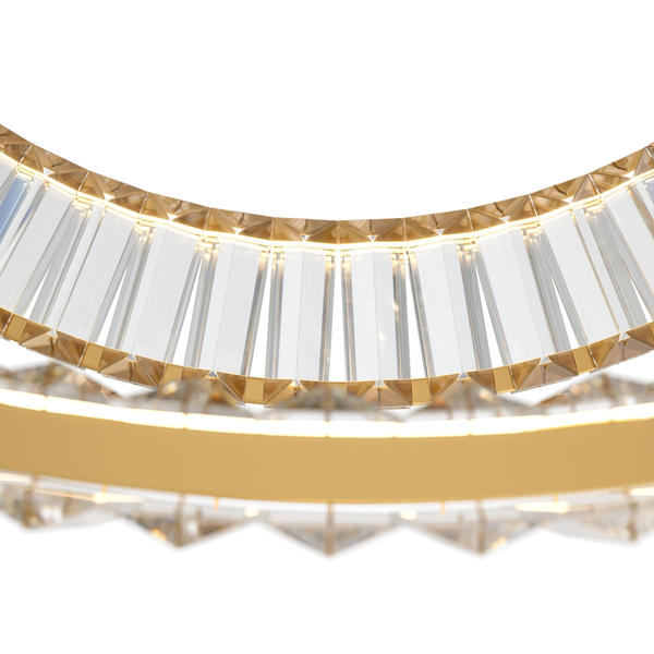 Żyrandol glamour Krone P097PL-L90G4K Maytoni LED 90W 4000K ring złoty