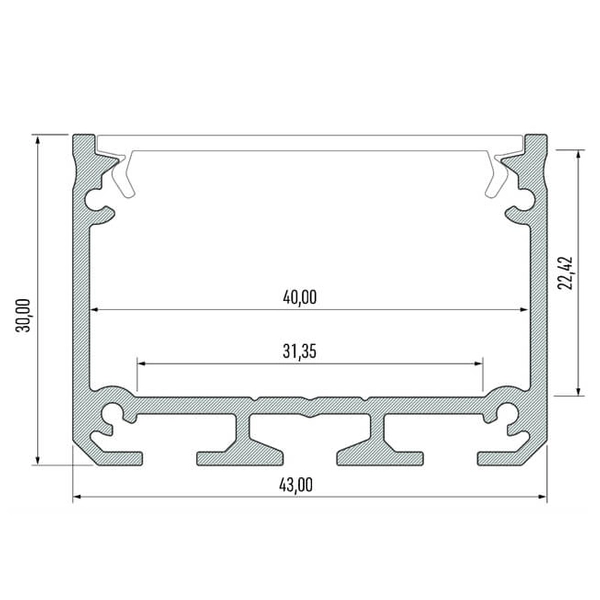 LAMPA wisząca HAKODA 1954 Shilo metalowa OPRAWA zwis LED 16W 3000K listwa czarna