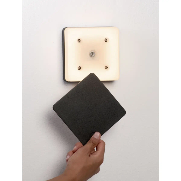 Ścienny kinkiet na taras LONTANO LE75204 LED 11W 3000K IP65 antracyt