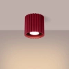 Sufitowa lampa tuba AURA SL.1819 ryfel burgundowa GU10