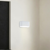 Minimalistyczna LAMPA ścienna KAUNAS 7024 Rabalux metalowy kinkiet owalny do salonu biały