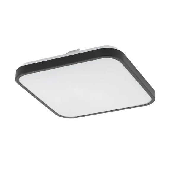 Kwadratowy plafon do kuchni AGNES SQUARE 10983 LED 16W 3000K IP44 czarny