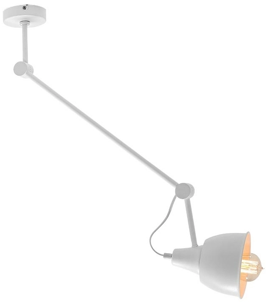Sufitowa lampa industrialna AIDA 814PL_G ADX regulowana metalowe loft białe