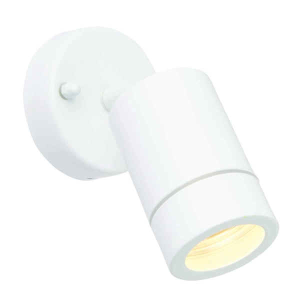 Zewnętrzna lampa Palin 75443 Saxby IP44 na ścianę biała