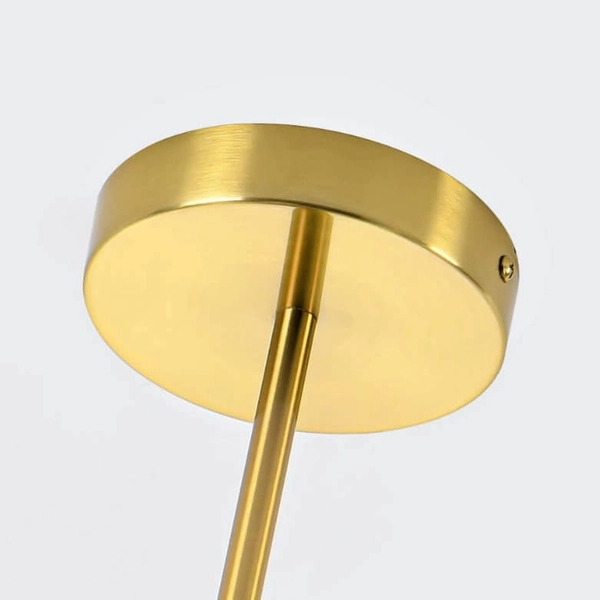 Loftowa LAMPA sufitowa DORADO LP-002/6P Light Prestige metalowa OPRAWA szklane kule plafon molekuły złote białe