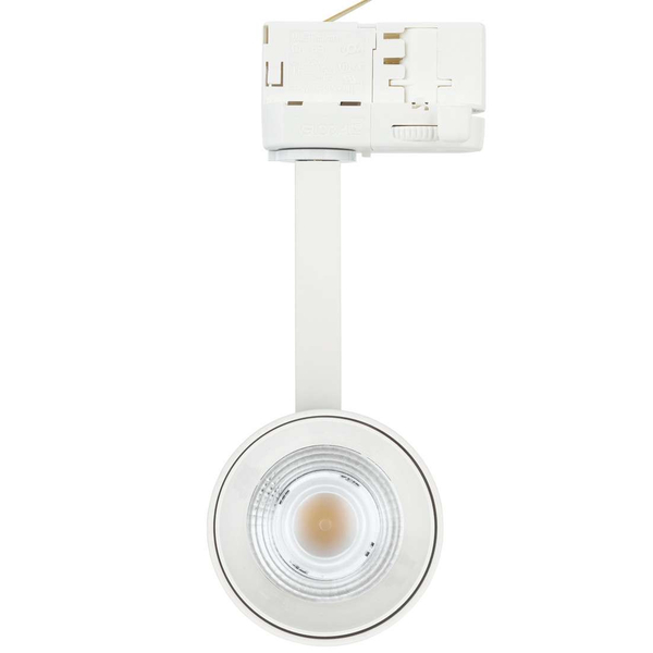 Regulowana LAMPA sufitowa MILO 8765 Nowodvorski okrągła OPRAWA metalowa LED 15W 4000K do systemu szynowego 3 - fazowego biała