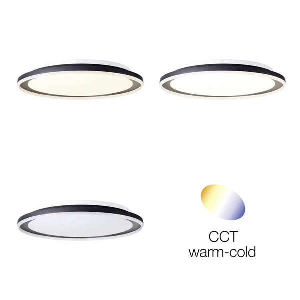 Drewniany plafon Slimline G99754/06 LED 14W 3000-4000K okrągły biały