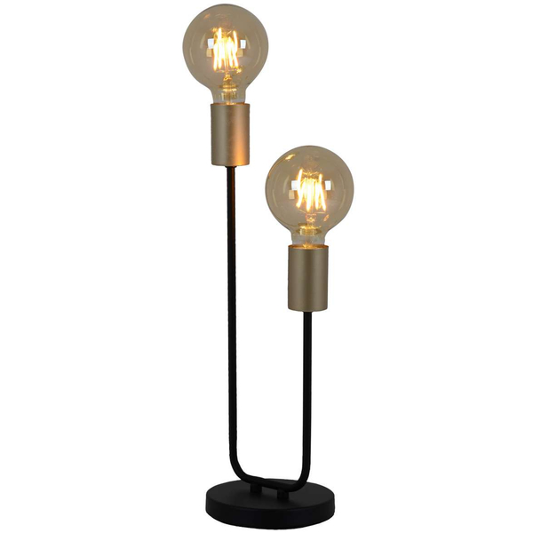 Stołowa LAMPA stojąca MODO 3169022 Nave loftowa LAMPKA metalowe pręty czarne outlet