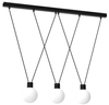 Lampa wisząca Capri MLP8818 szklana loftowa kule czarna