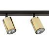 Regulowane reflektorki sufitowe Zoom 33509 Sigma tuba metalowe złote
