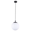 Lampa wisząca nad wyspę Esme 5670 bubble zwis ball biała czarna