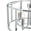 Łańcuchowa wisząca lampa Mya MYK0450 do kuchni świecznikowa chrom