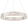 Żyrandol glamour Bohemia CGBOHEM80AL Copel LED 40W 3000K kryształowy ring mosiądz