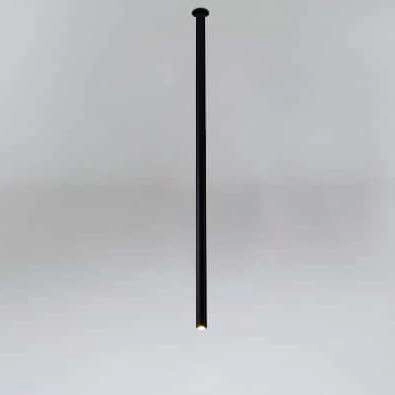 Podtynkowa LAMPA sufitowa ALHA T 9093 Shilo sopel OPRAWA do zabudowy tuba czarna