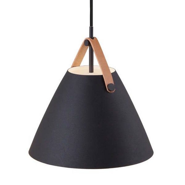 Wisząca lampa nad wyspę Strap 84333003 DFTP metalowa do kuchni czarna