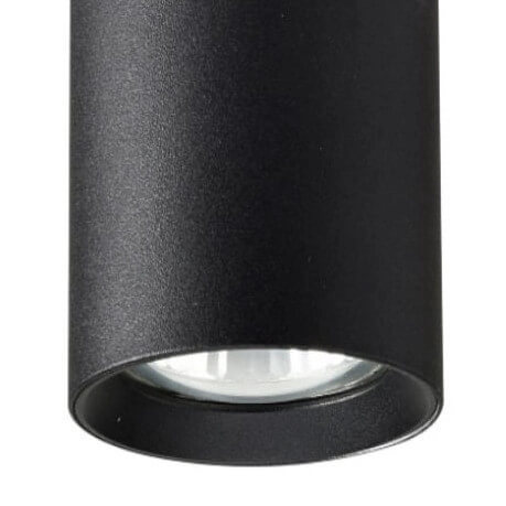Sufitowa lampa tuba Manacor LP-232/1D - 170 czarne na przedpokój czarny