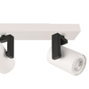 LAMPA sufitowa MOLA SPL-2846-3 WH Italux metalowa OPRAWA regulowane reflektorki plafon białe czarne