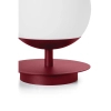 Lampa na stolik PLAAT ST PLS154P1 do sypialni burgundowa