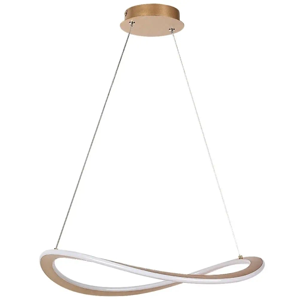 Ringowa wisząca lampa Kallira 72281 LED 40W 3000K do salonu złoty