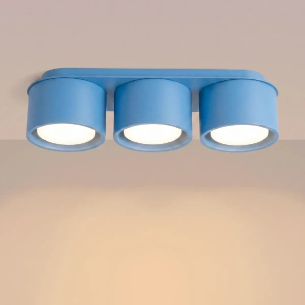 Potrójna lampa sufitowa MODO błękitna SL.2488 3xGx53 dekoracyjna