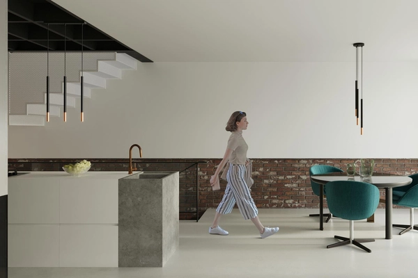 LAMPA wisząca SL.0888 metalowa OPRAWA okrągły ZWIS tuba czarna miedź