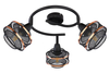 Sufitowa lampa Bellona 54020-3 reflektorki czarne złote