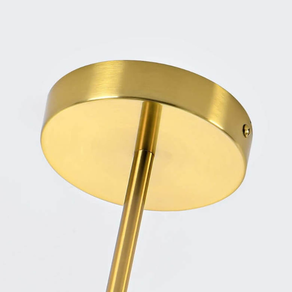 Loftowa LAMPA sufitowa DORADO LP-002/6P Light Prestige metalowa OPRAWA szklane kule plafon molekuły złote białe