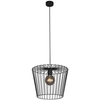 LAMPA druciana Soul K-4641 Kaja wisząca OPRAWA metalowy ZWIS klatka czarna