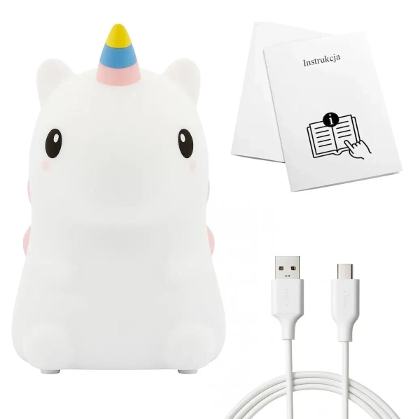 Bezprzewodowa lampka nocna Unicorn ML2264 LED 1W 3000K RGB różowy
