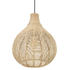 Salonowa lampa wisząca JANNE 366790136 pleciona japandi beżowa