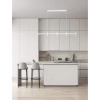 Ściemnialna lampa wisząca CORVETA LE45429 LED 21W 3000K metalowa biała