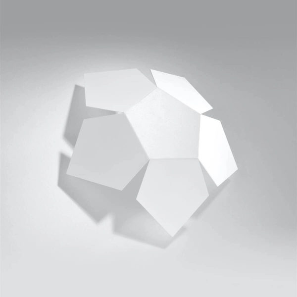 Nowoczesna lampa ścienna SL.0422 metalowy kinkiet biały