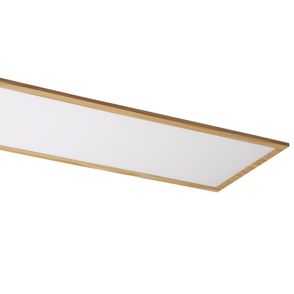 Prostokątny plafon pokojowy Almond 6909 LED 40W 4000K sufitowy drewno