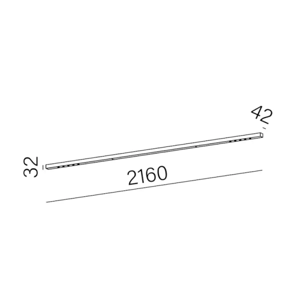 Oprawa liniowa nasufitowa czarna MIXLINE LED 33W 3000K belka 40288-M930-W3-00-12