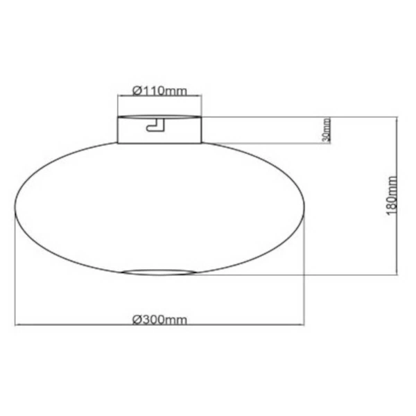 Lampa nasufitowa JOHANN 606903032 Trio klatka do jadalni czarna