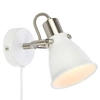 Industrialna LAMPA ścienna ALTON 107857 Markslojd metalowa OPRAWA regulowany kinkiet reflektorek biały